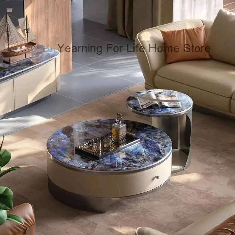 Clear coffee tables storage minimalist - Фотография_6