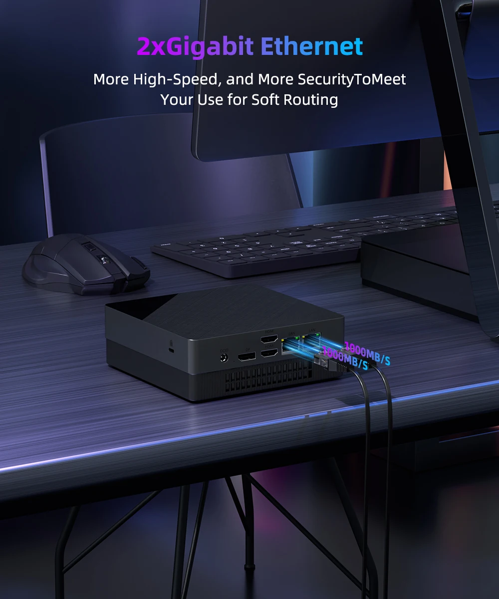 Мини-пк компьютер для игр amd ryzen5 - Фотография_2