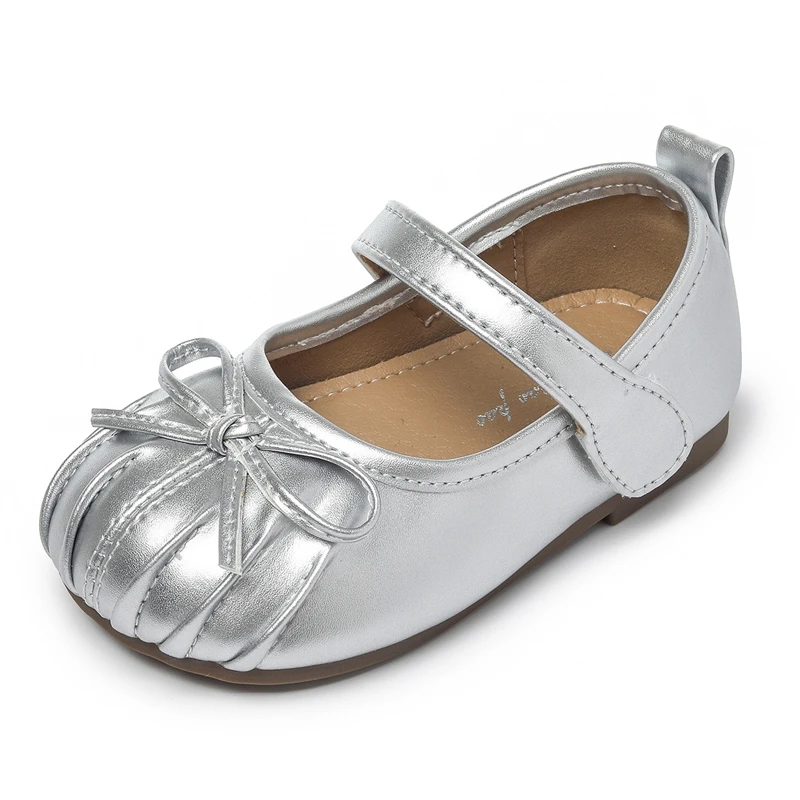 Новые модные туфли на плоской подошве для маленьких девочек - Фотография_2