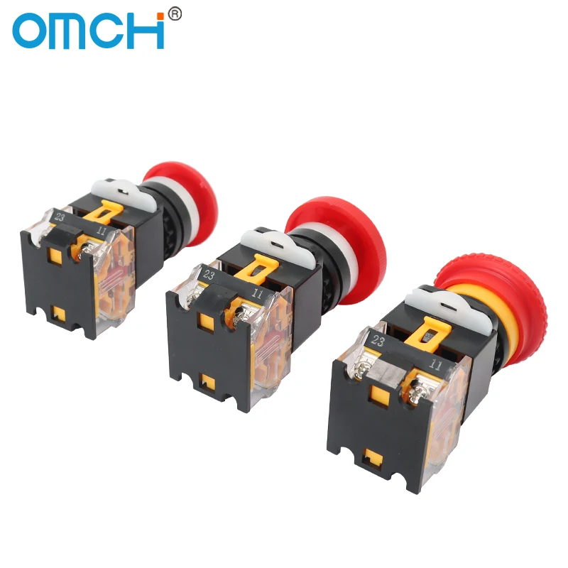 Omch 22 мм самоблокирующаяся кнопка - Фотография_6