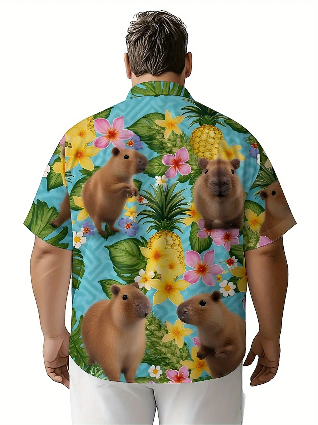 Мужские гавайские рубашки больших - Фотография_4