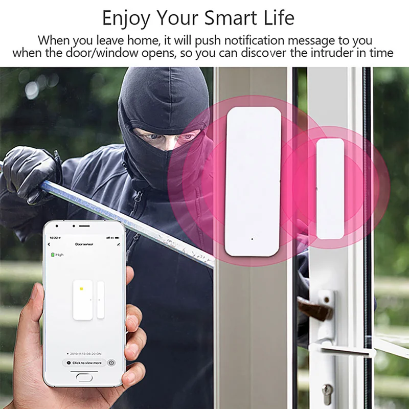 Tuya smart linkage window magnetic