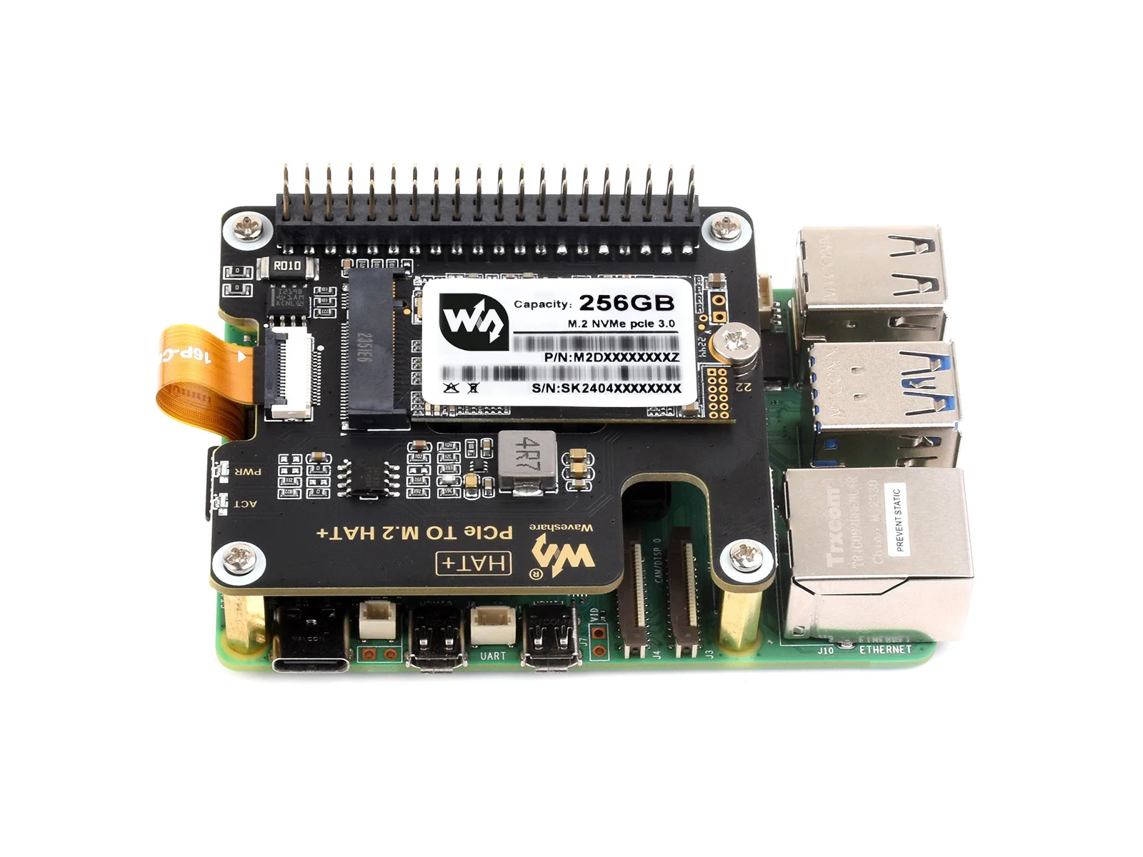 Waveshare sk m2 nvme 2242 128 гб - Фотография_6