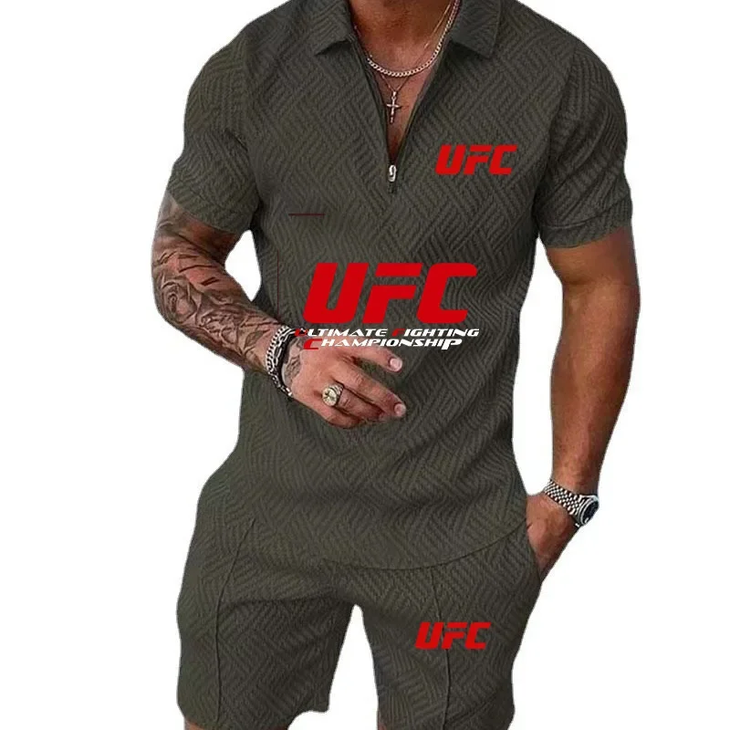 Мужской спортивный и повседневный комплект ufc fighter 2025 - Фотография_5