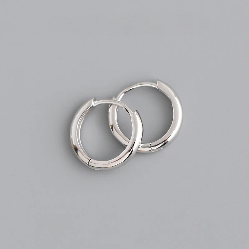 Серьги-кольца из стерлингового