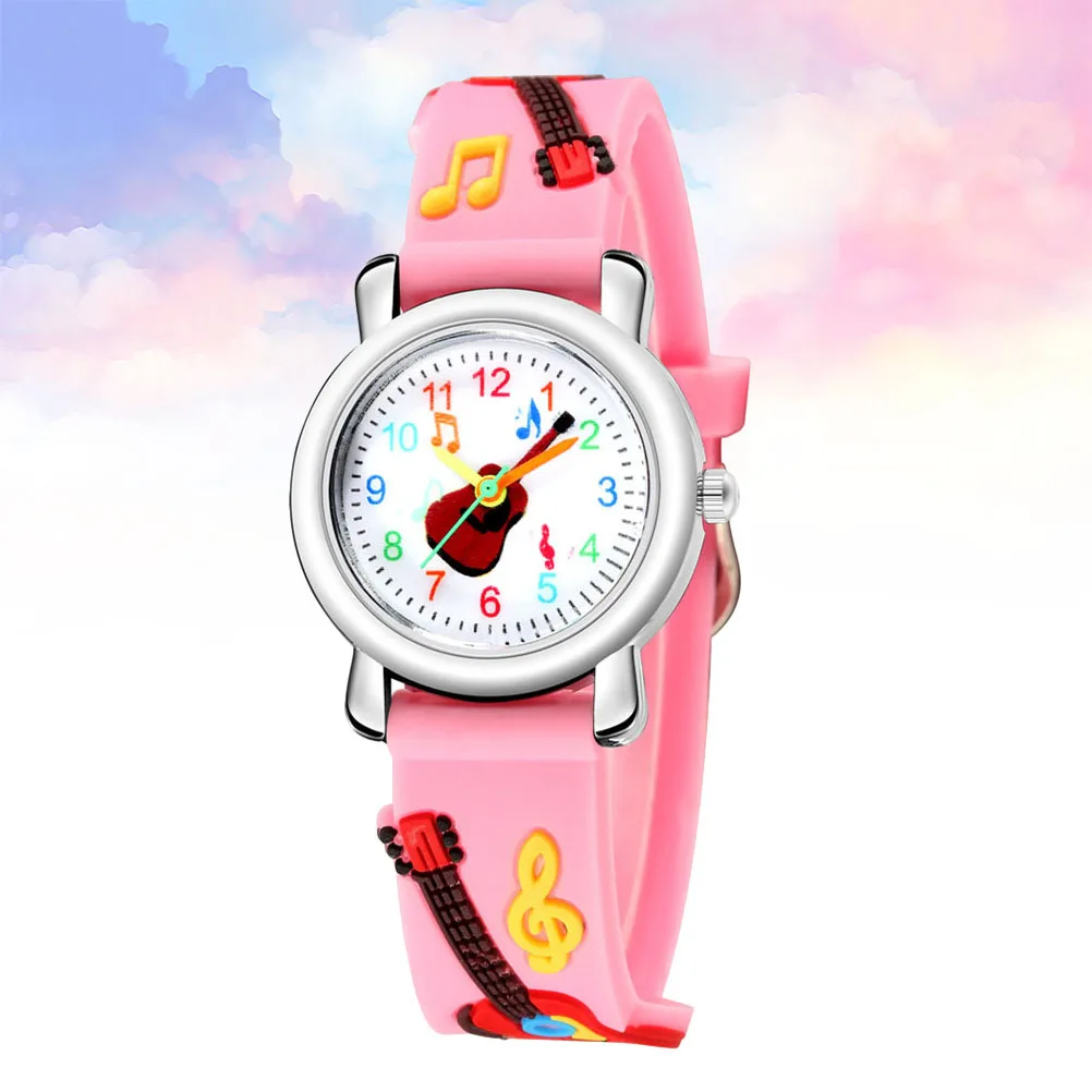 3d часы с гитарным узором для стильных студентов