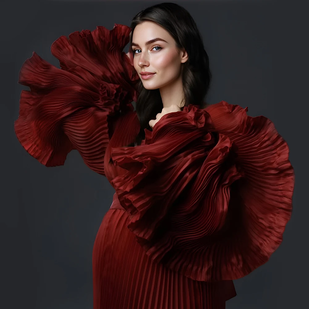 Модное плиссированное платье для - Фотография_3