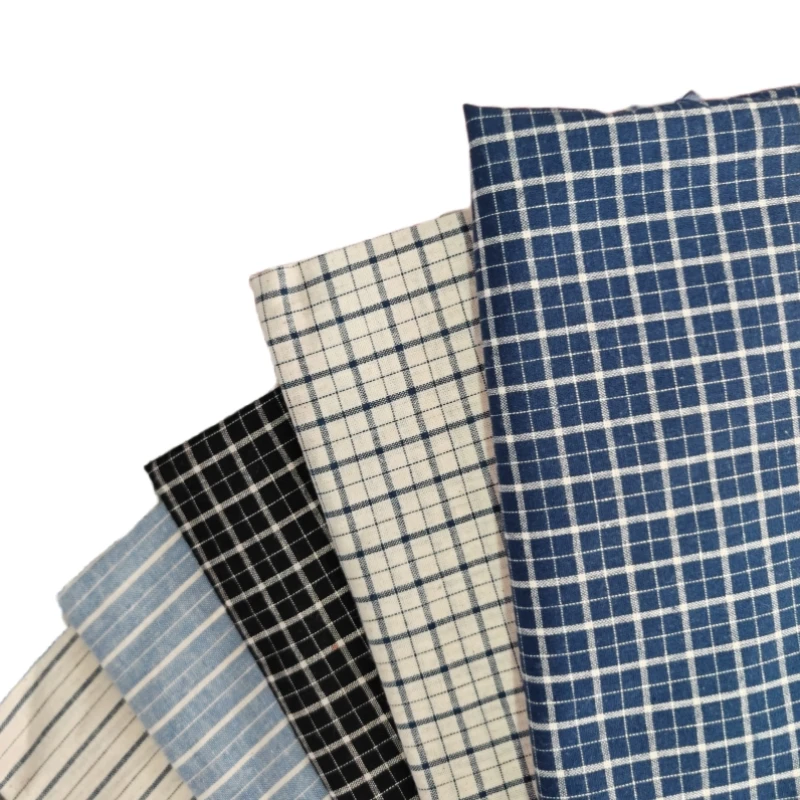 140x50 см винтажная льняная ткань в стиле ретро - Фотография_6