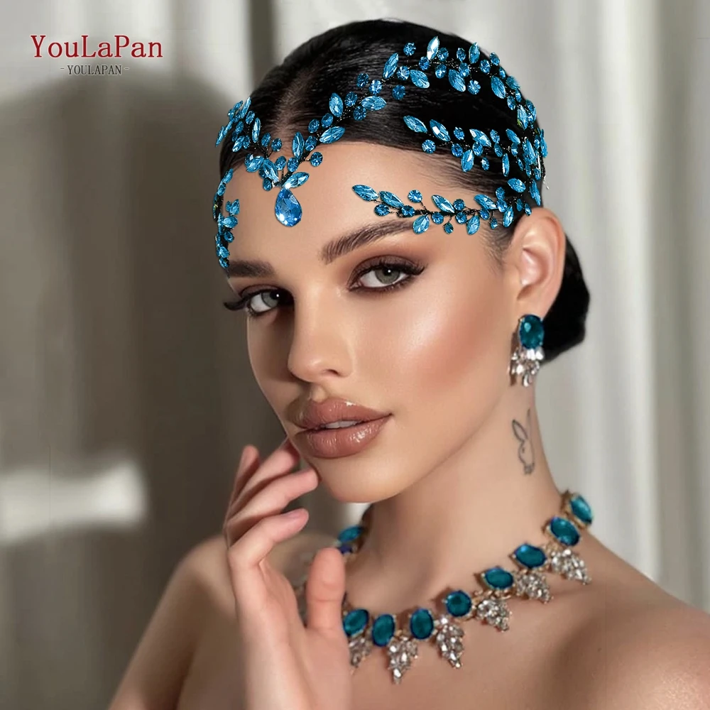 Youlapan свадебная повязка на голову со стразами