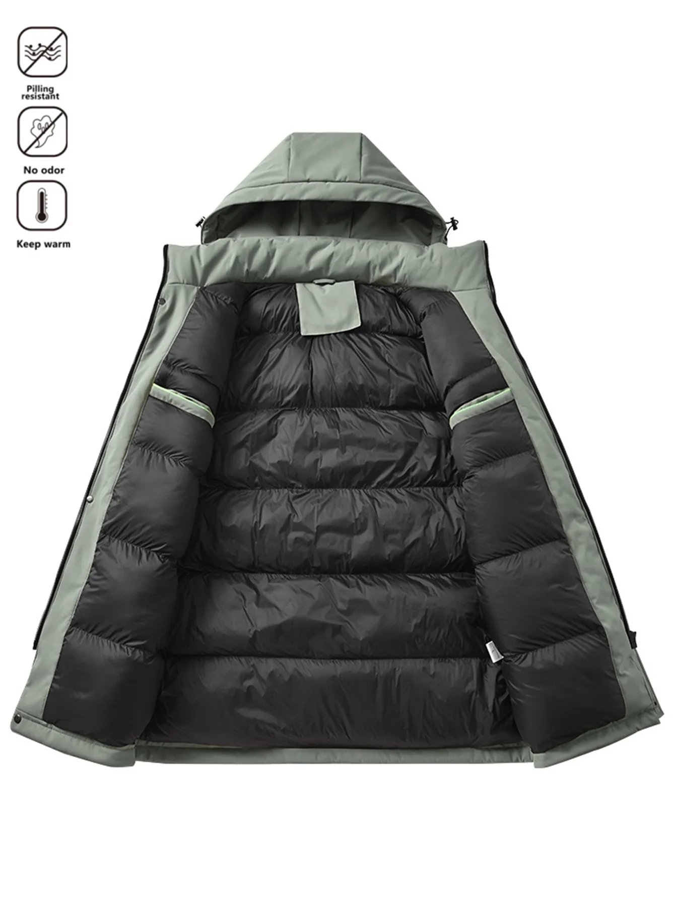 Мужская куртка с капюшоном - Фотография_6