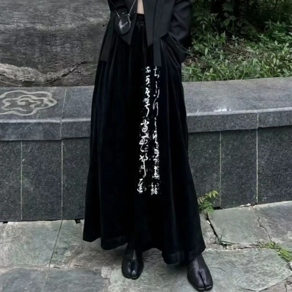 Брюки мужские вельветовые с широкими штанинами - Фотография_5