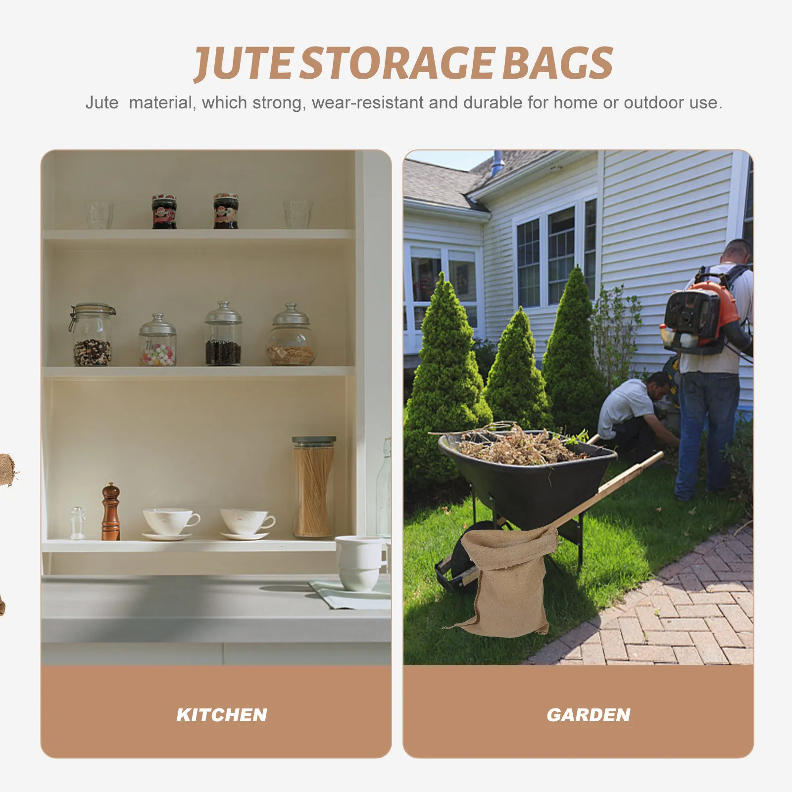 Джутовые пакеты, прочные износостойкие - Фотография_3