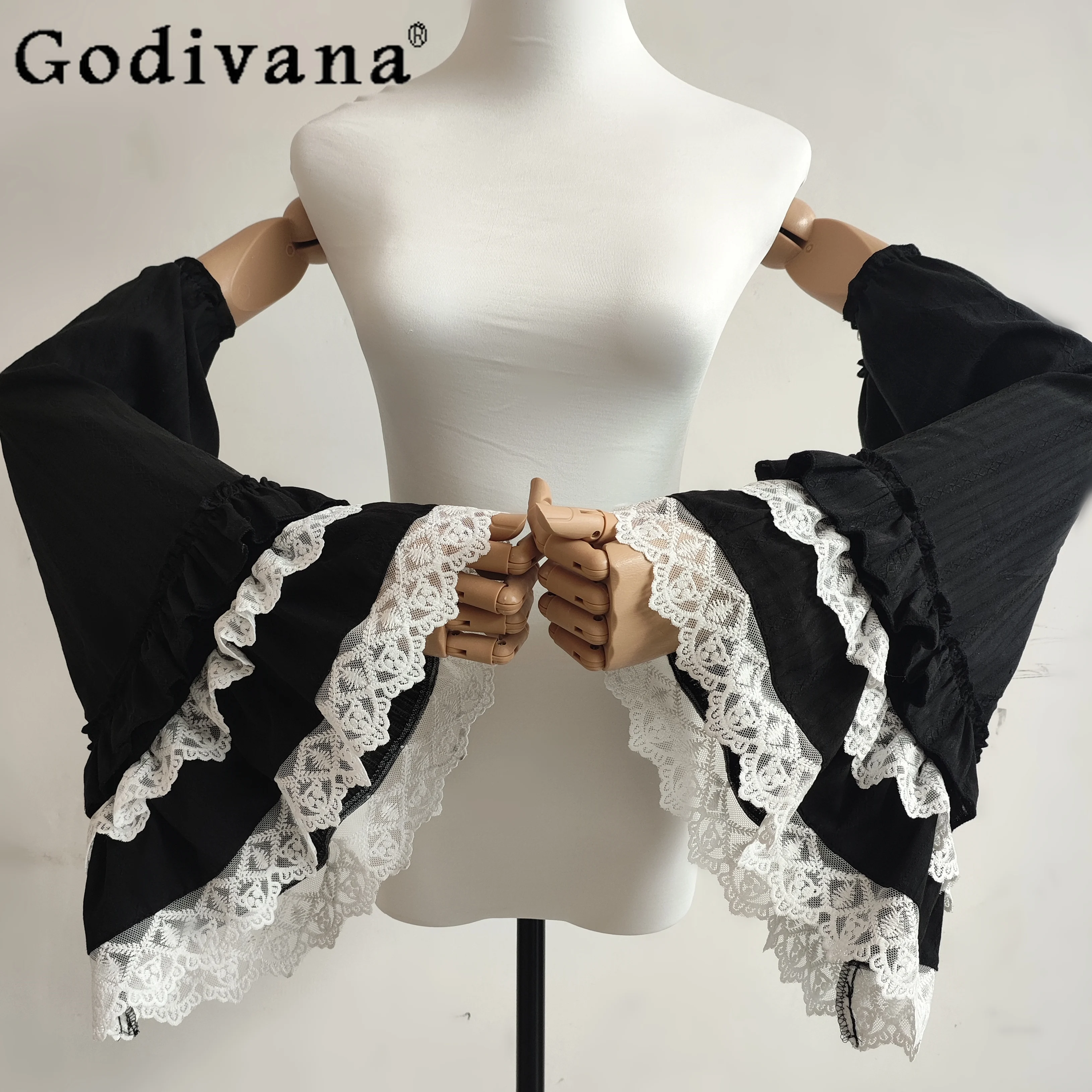 Оригинальные рукава из чистого хлопка в японском стиле в стиле лолиты