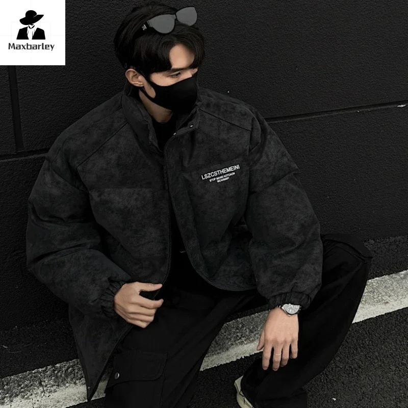 Мужская зимняя куртка 2025 harajuku - Фотография_4