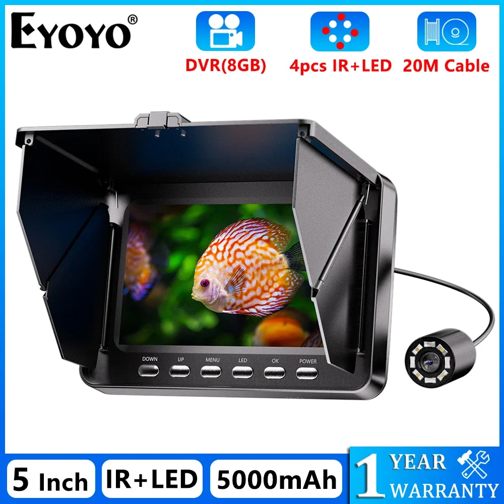 Eyoyo1080p камера для рыбалки