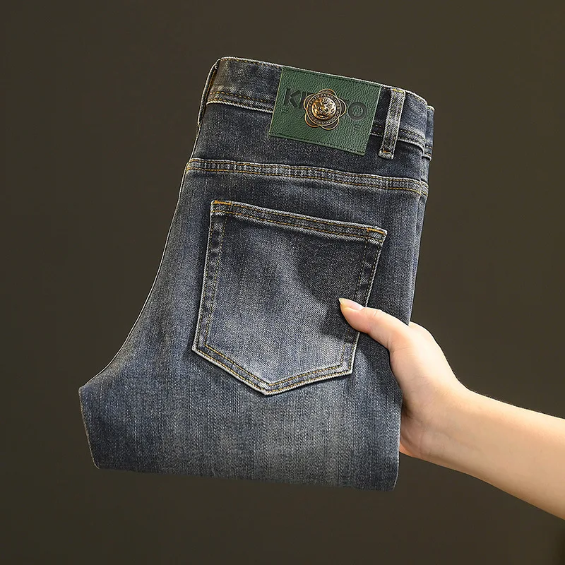 High-end jeans men's versatile