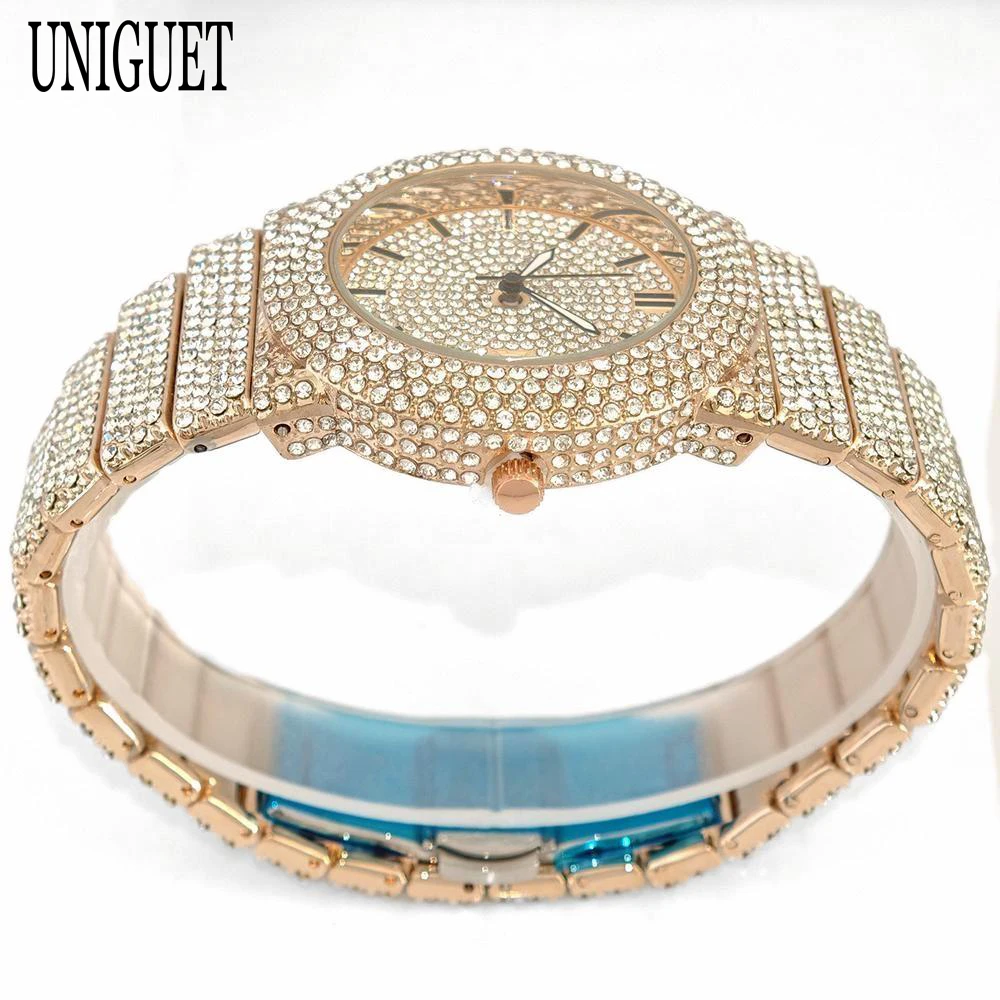Uniguet 2022, мужские модные часы со льдом - Фотография_4