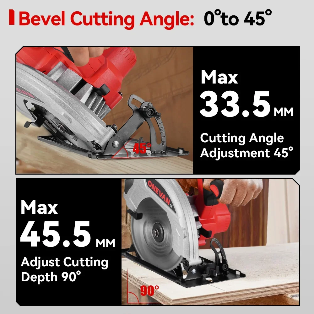 Onevan 7 дюймов 185 мм бесщеточная - Фотография_2