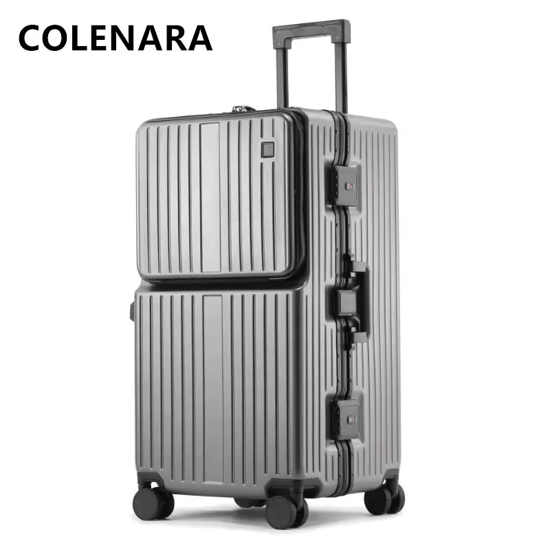 Чемодан colenara с алюминиевой рамой и передним отверстием - Фотография_5