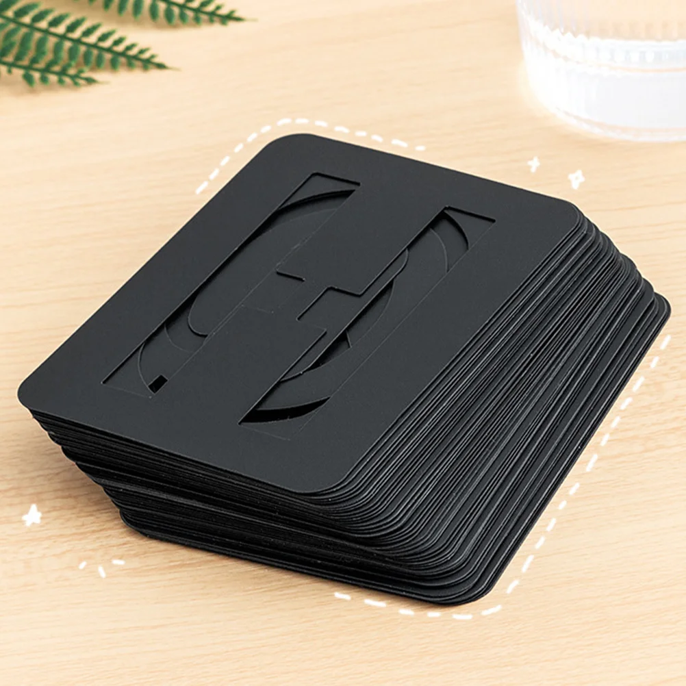 2 комплекта пластиковых многоразовых трафаретов с буквами и цифрами - Фотография_2