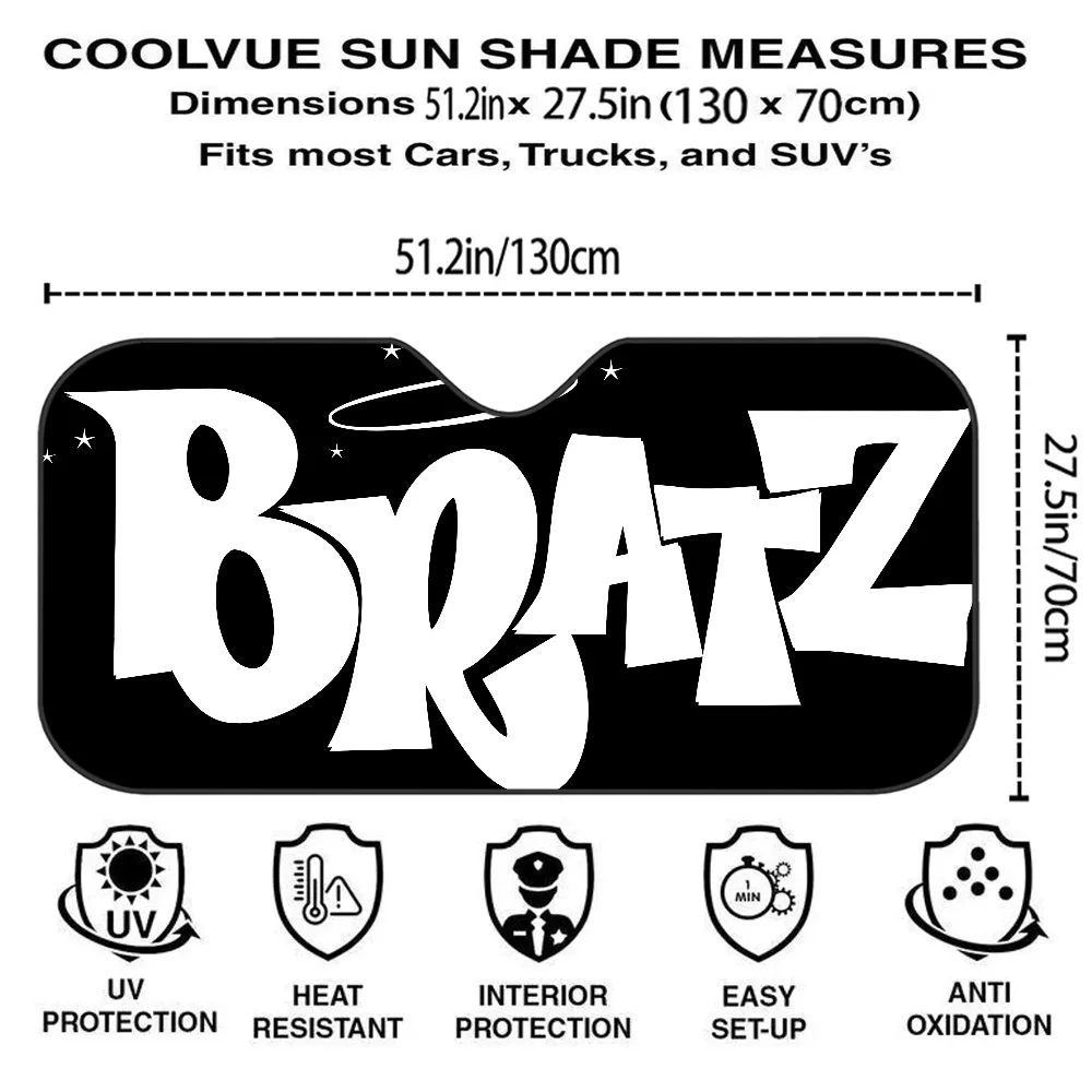 B-bratzs автомобильный солнцезащитный козырек - Фотография_5