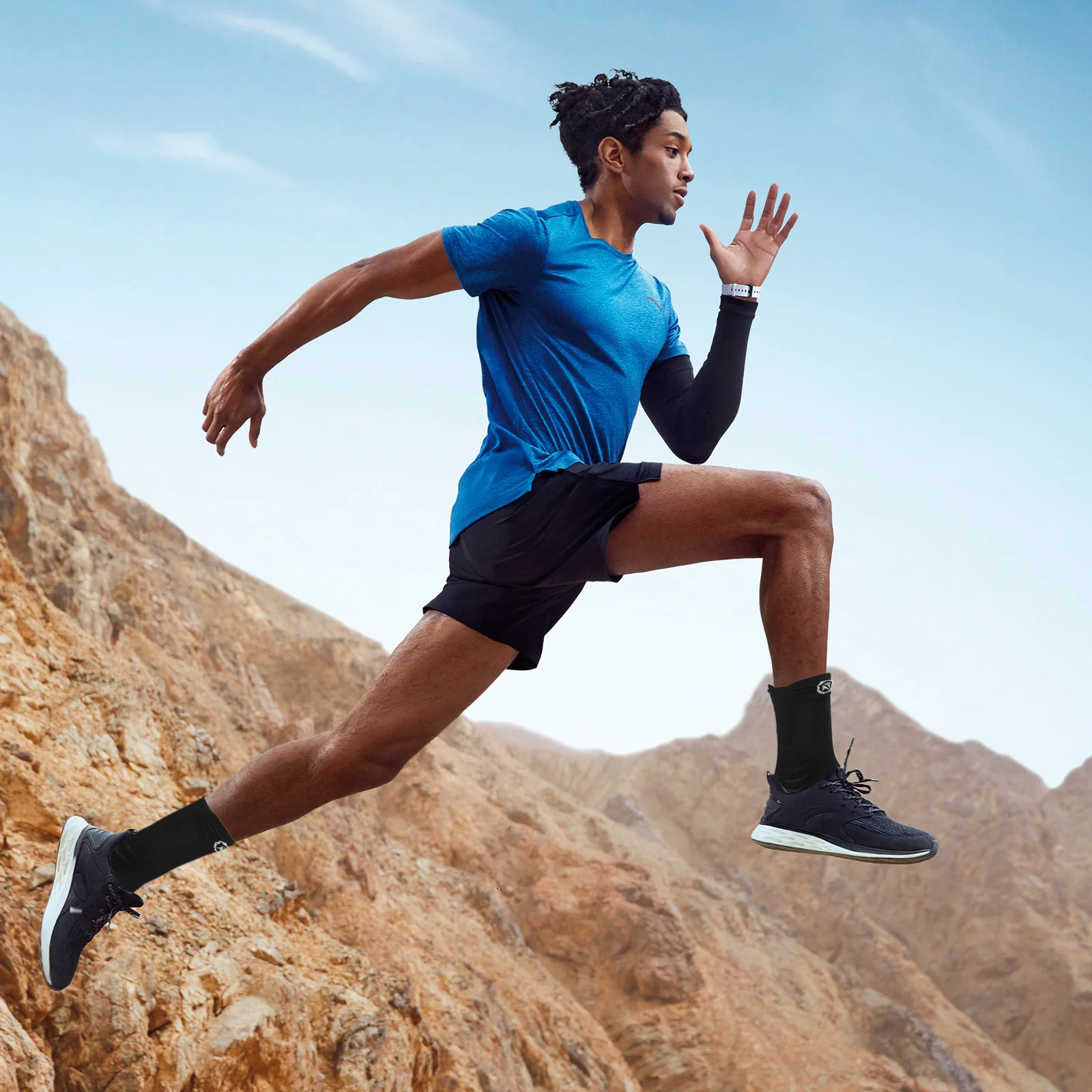 2 пары дышащих спортивных носков до середины икры - Фотография_5