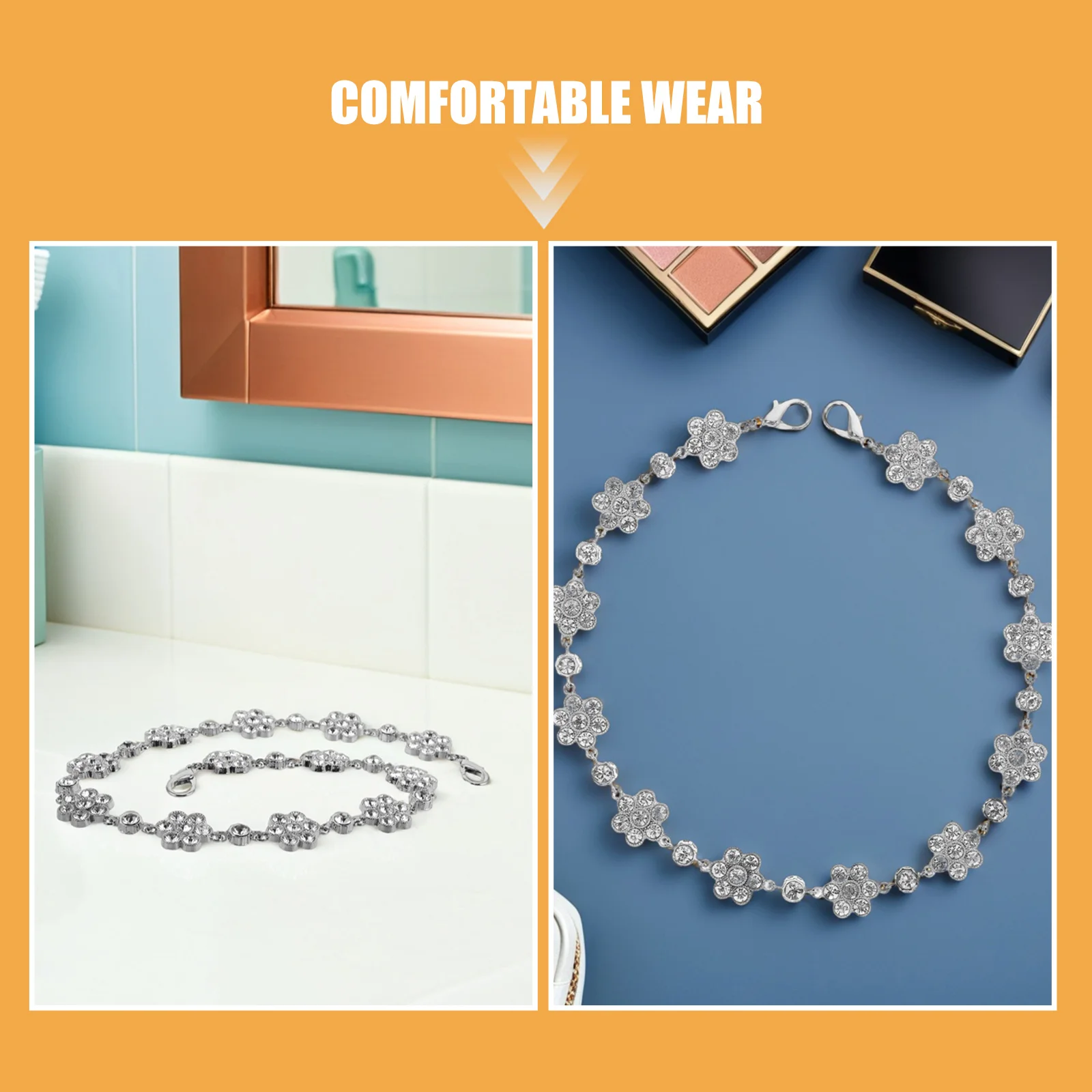 Сменная цепочка для кошелька со стразами - Фотография_2