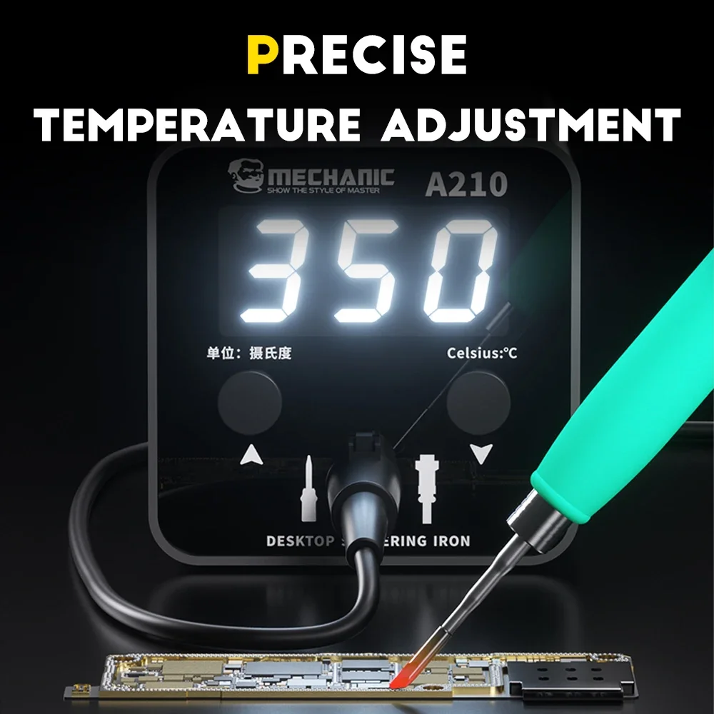 Mechanic цифровая паяльная станция с lcd дисплеем - Фотография_4