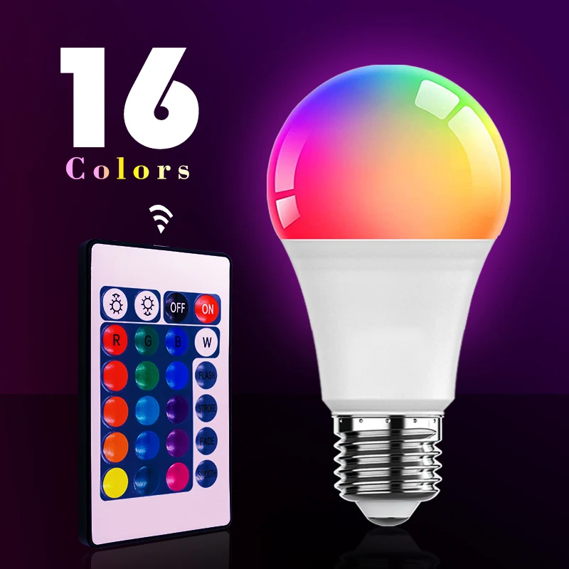 Светодиодная rgb лампа переменного