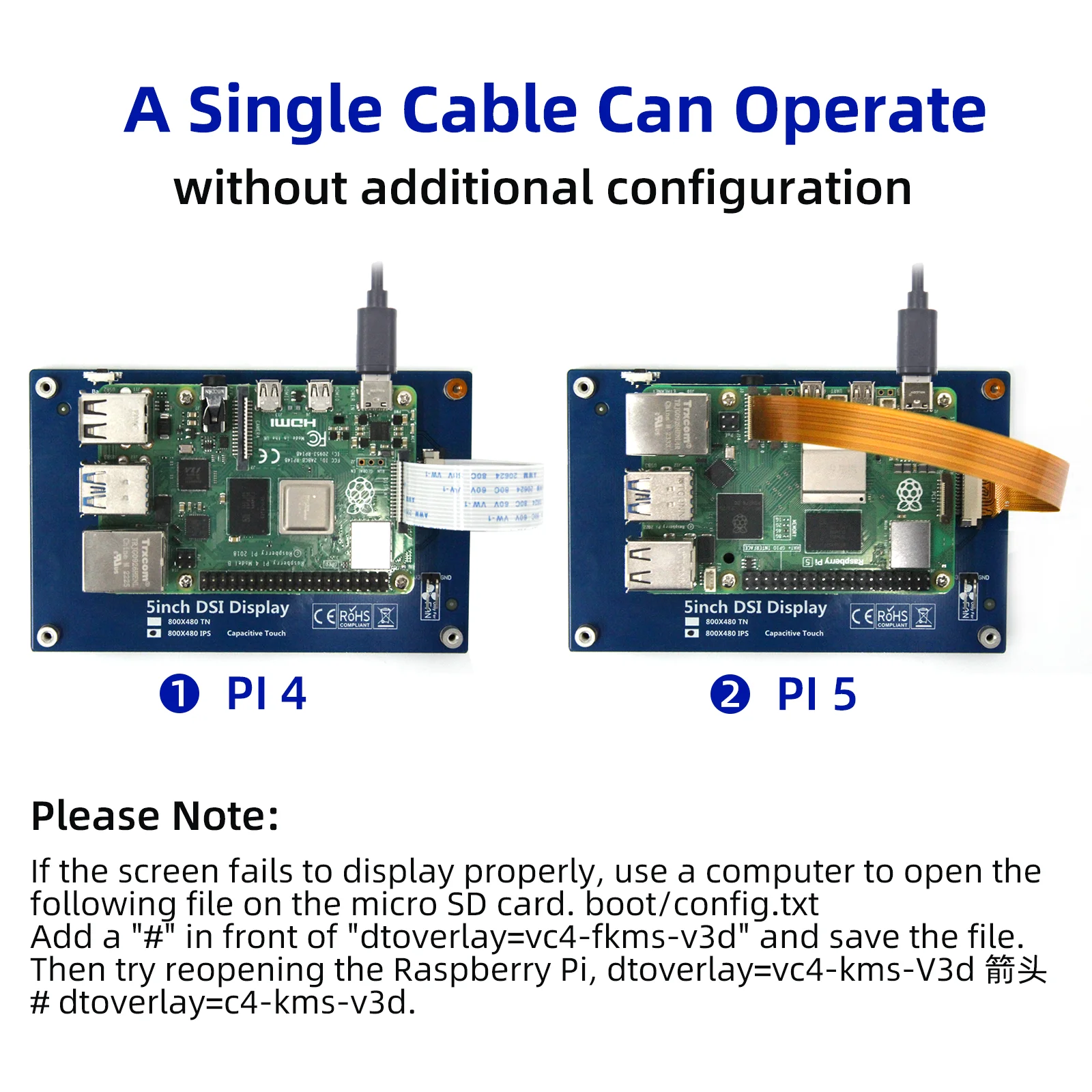 Ipistbit 800x480 5-точечный сенсорный экран dsi без драйверов 4 - Фотография_5
