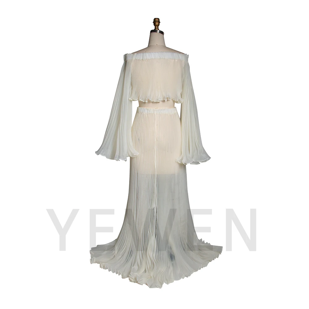 Струящееся плиссированное платье - Фотография_4