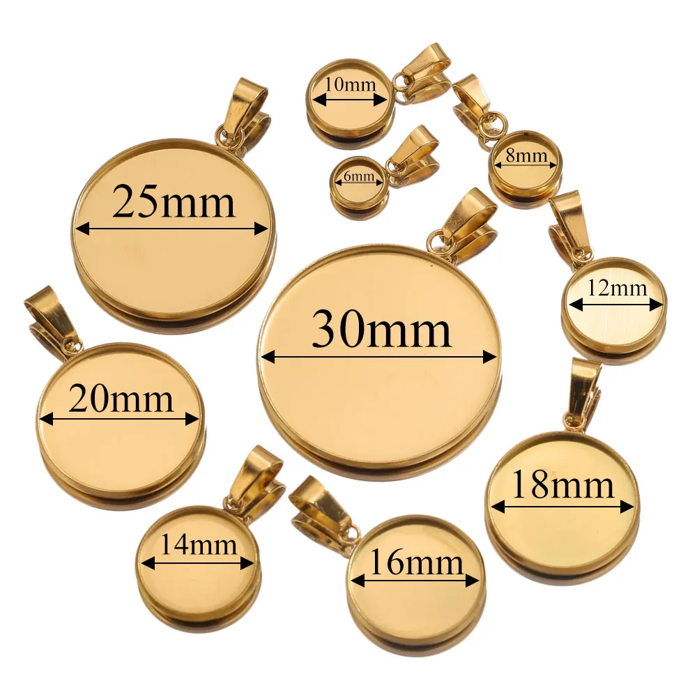 Золотые подвески из нержавеющей стали - Фотография_2