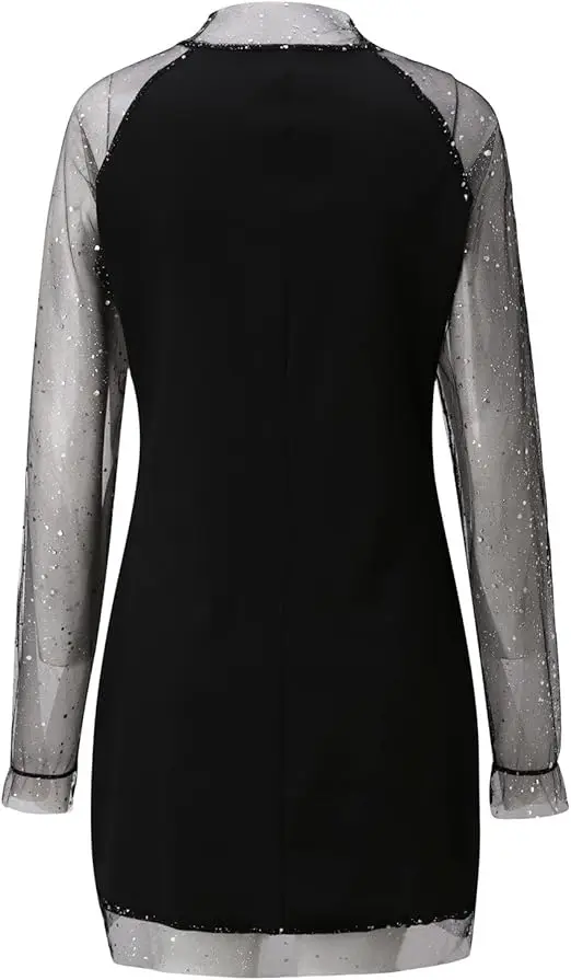 Женское облегающее мини-платье - Фотография_5