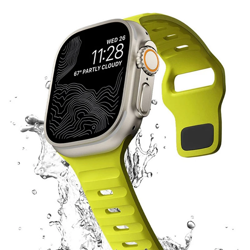 Ремешок силиконовый для apple watch ultra