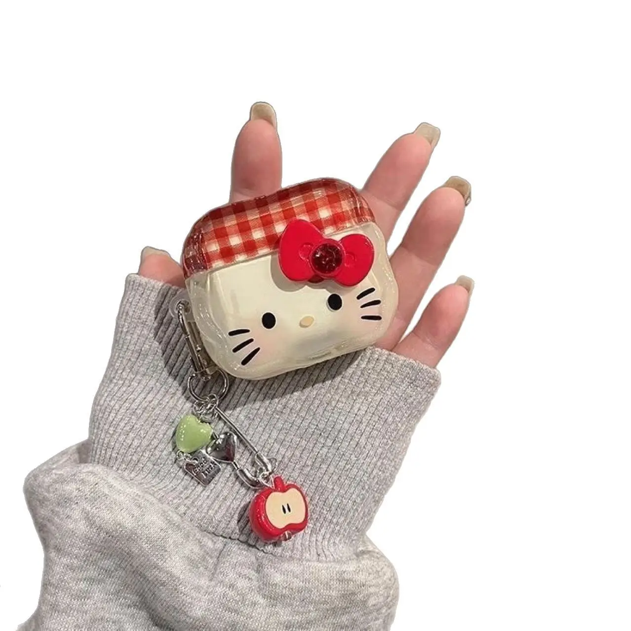 Чехол для наушников с рисунком «hello kitty» для apple airpods 4 3 pro 2 1 - Фотография_5