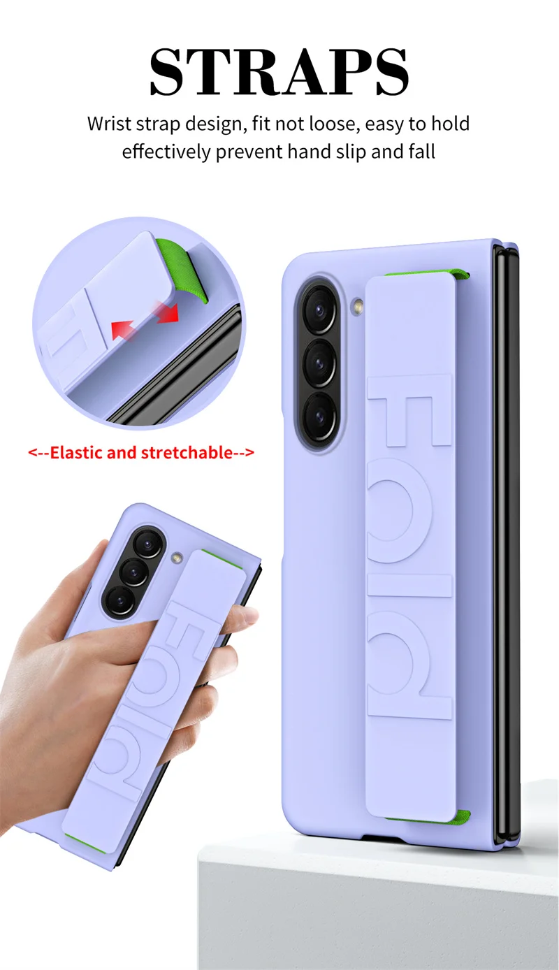 Матовый жесткий пластиковый чехол для samsung galaxy z fold 5 4 3 6