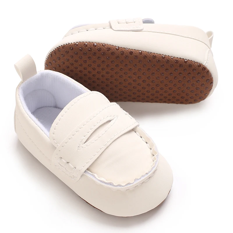 Однотонные детские повседневные прогулочные туфли на мягкой подошве - Фотография_3