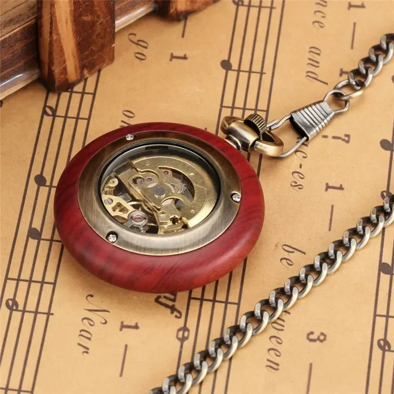 Бронзовые карманные часы в стиле ретро - Фотография_4