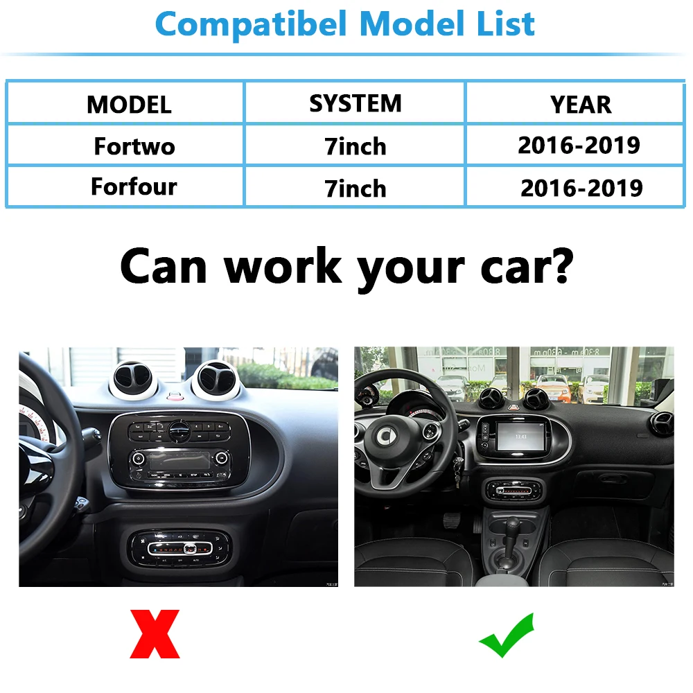 Mercedes smart apple carplay для - Фотография_5