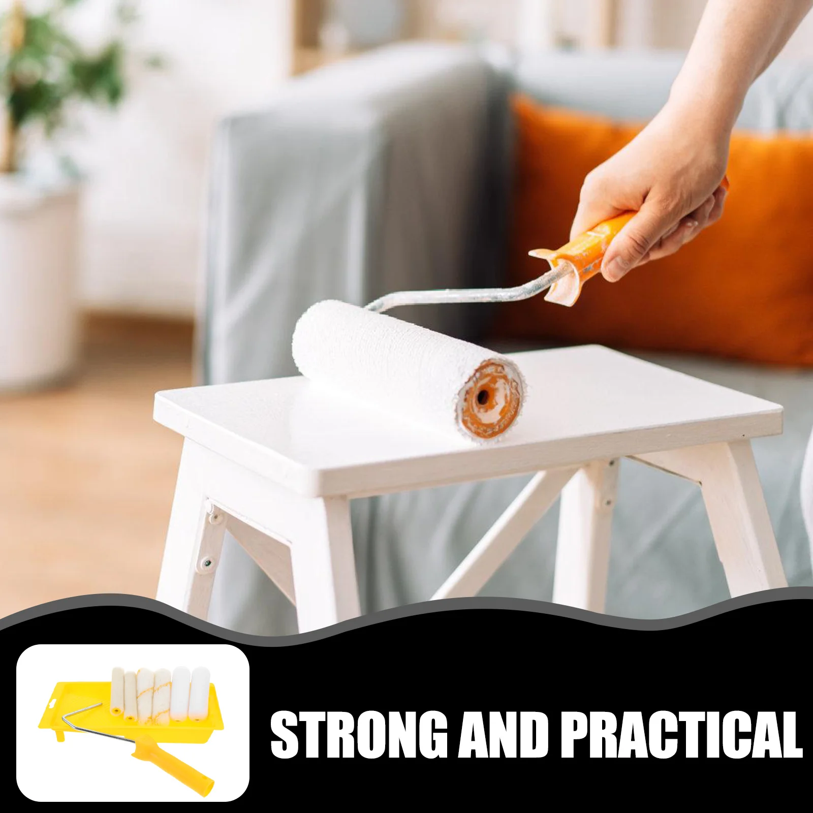 1 комплект 4-дюймовых роликов для рисования - Фотография_6