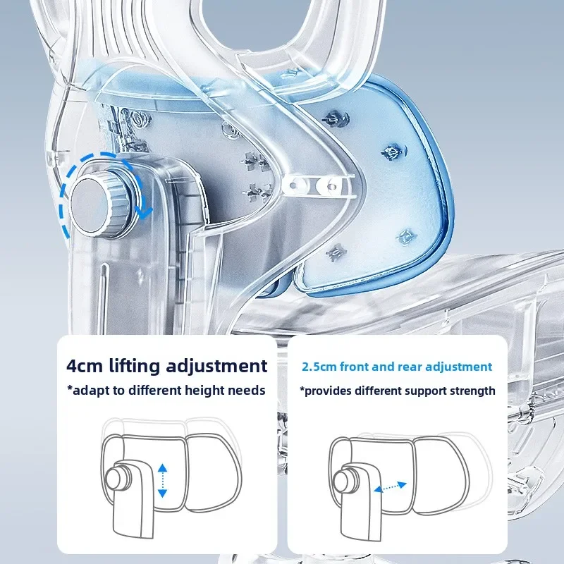 Регулируемое эргономичное кресло с поясничной опорой - Фотография_4