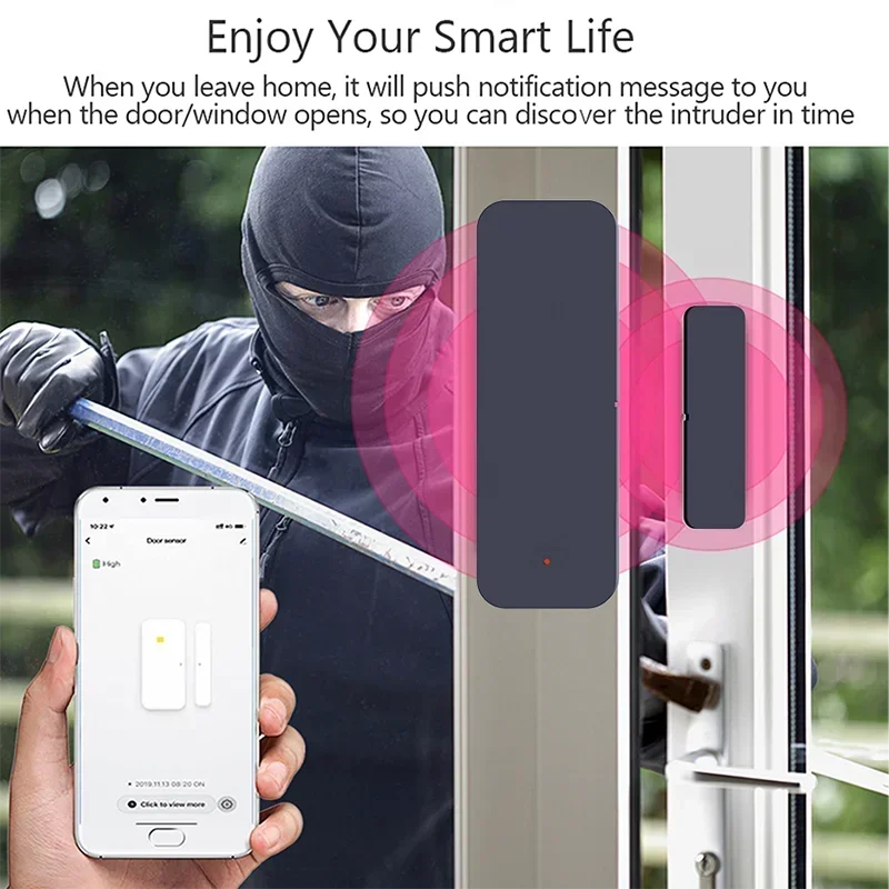 Tuya zigbee wi-fi дверной датчик - Фотография_4