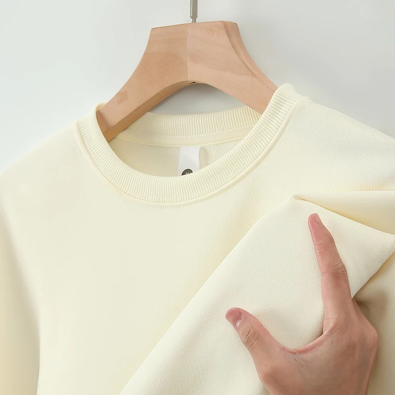 Модная толстовка с круглым вырезом и индивидуальным принтом логотипа - Фотография_2