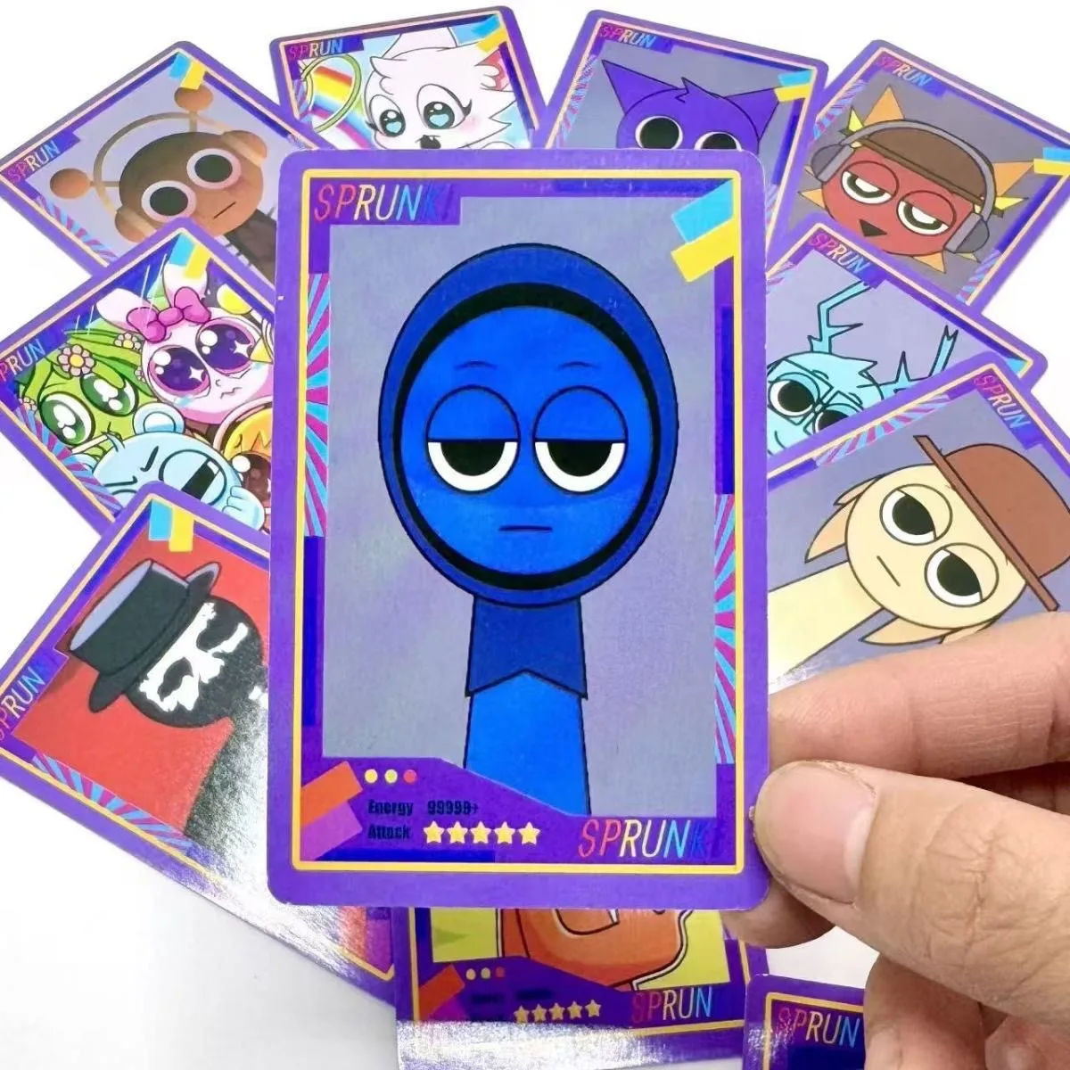 Мультяшные карты sprunki kawaii