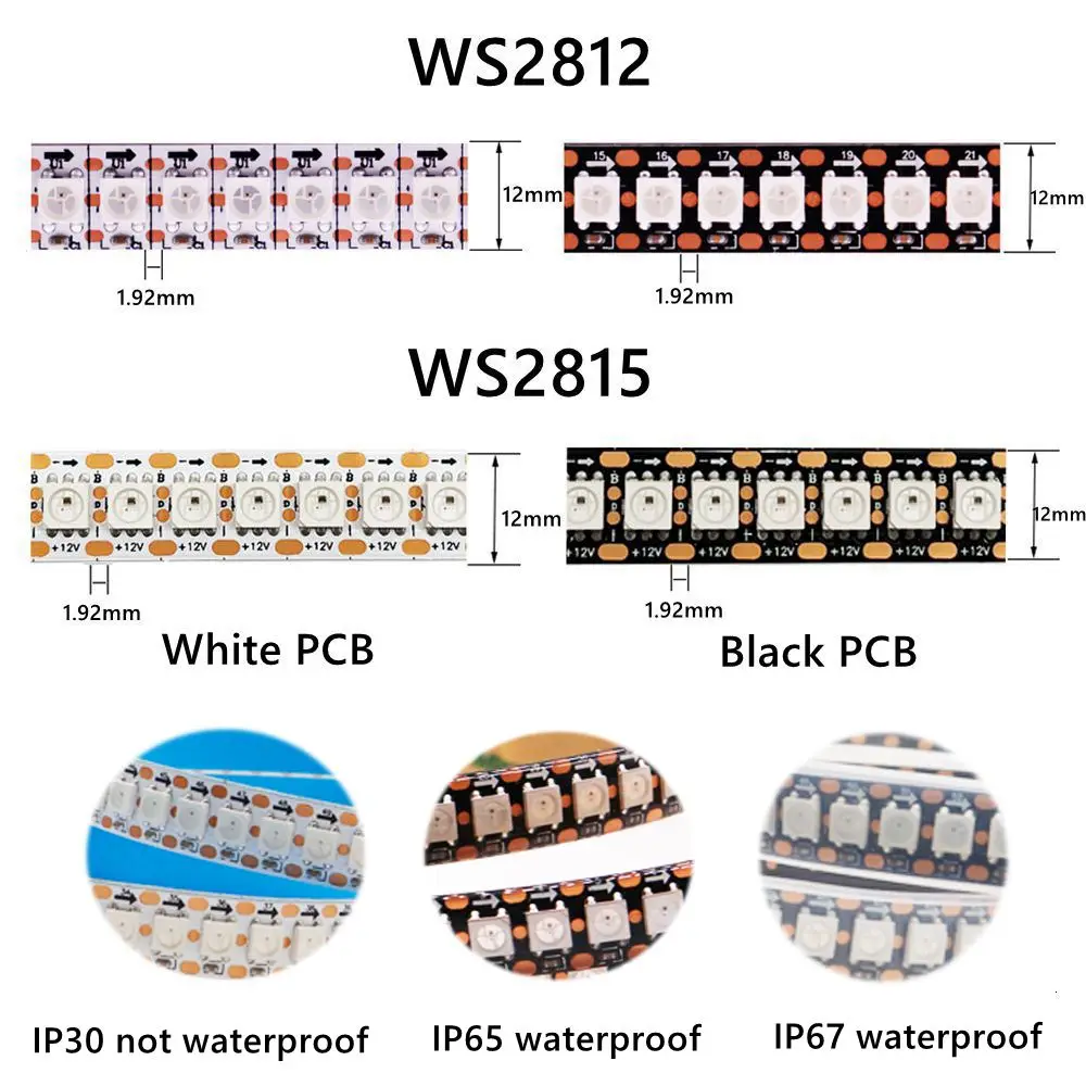 1-3 м ws2812b ws2815 светодиодная - Фотография_2