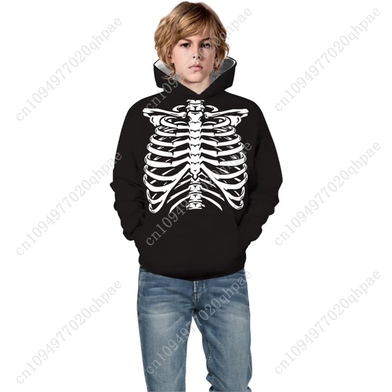 Ainuno kids, пуловер с капюшоном для мальчиков и девочек - Фотография_3