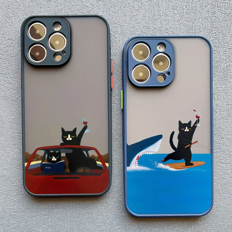 Чехол для телефона funny cat daily life для iphone 11 - Фотография_2