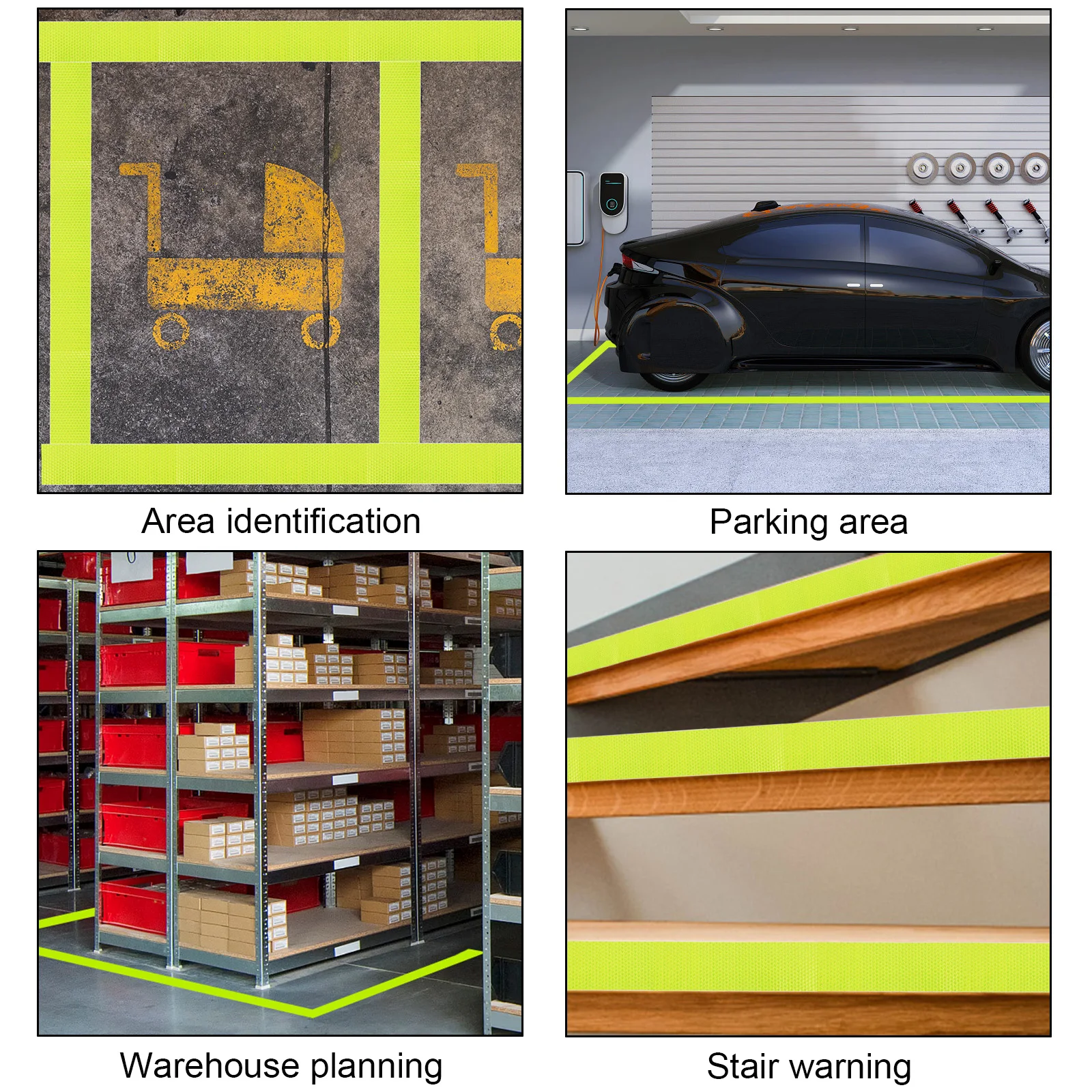 4-рулонная светоотражающая предупреждающая лента