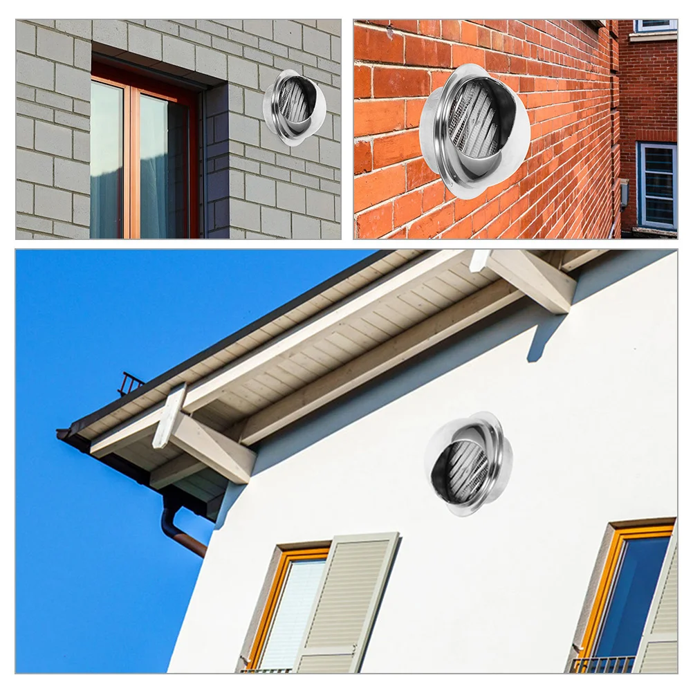 Внешняя крышка вытяжного вентиляционного отверстия 70 мм - Фотография_4