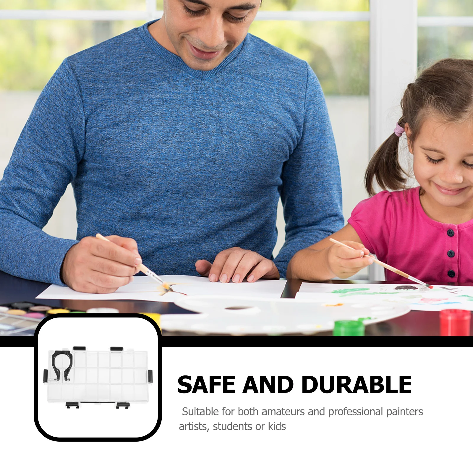 24-сеточная коробка для акварельных пигментов